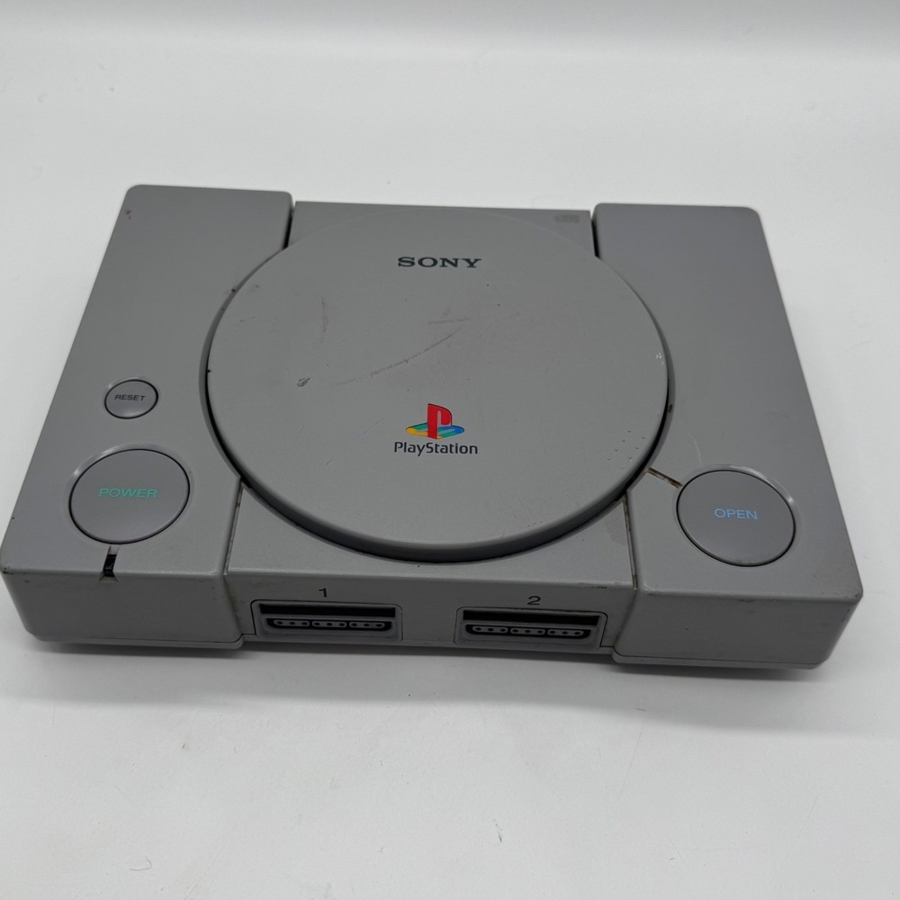 Sony PlayStation PS1 Console SCPH-7501 Gray NTSC U/C Untested For Parts